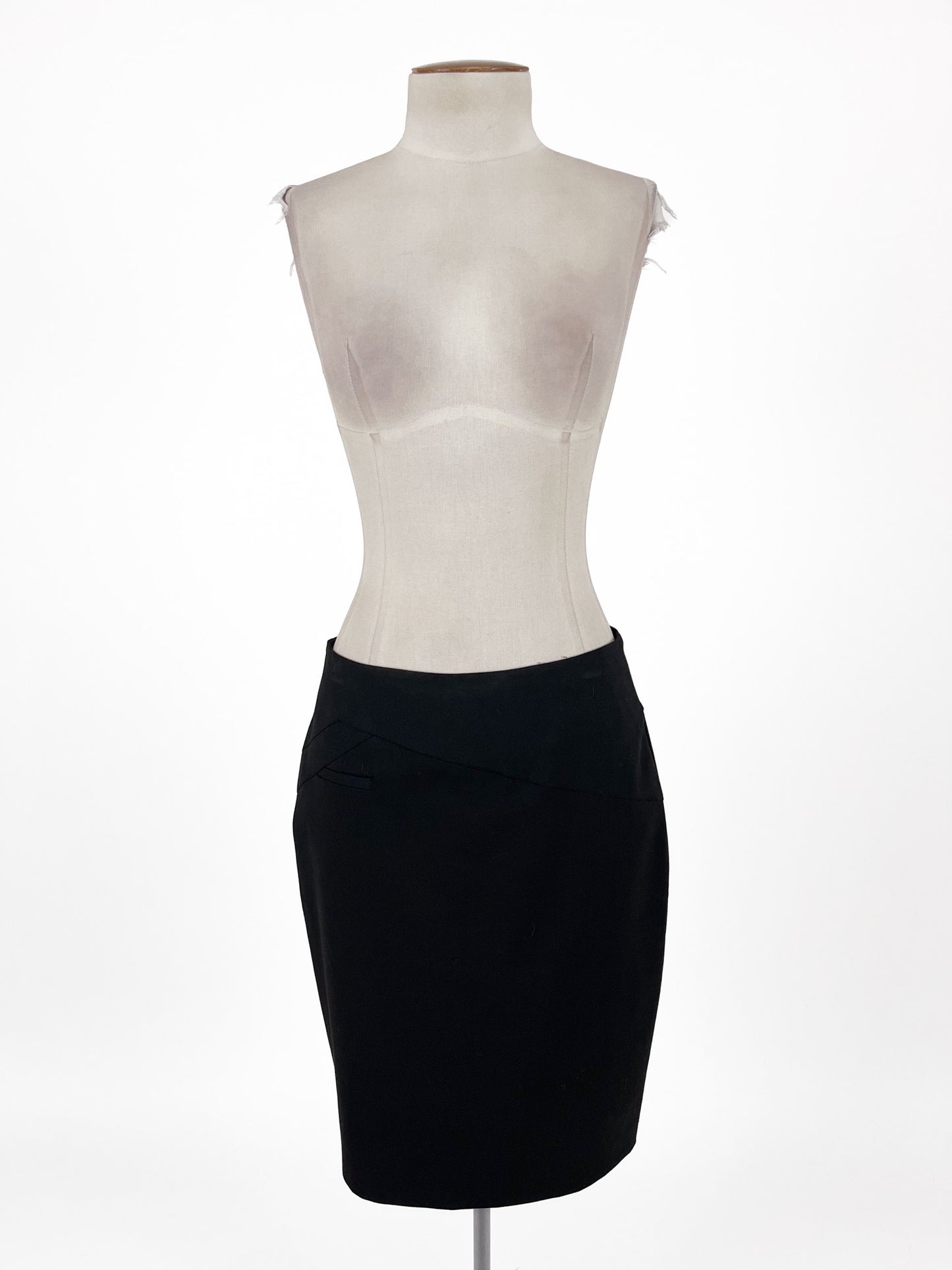 CUE | Black Workwear Skirt | Size 8