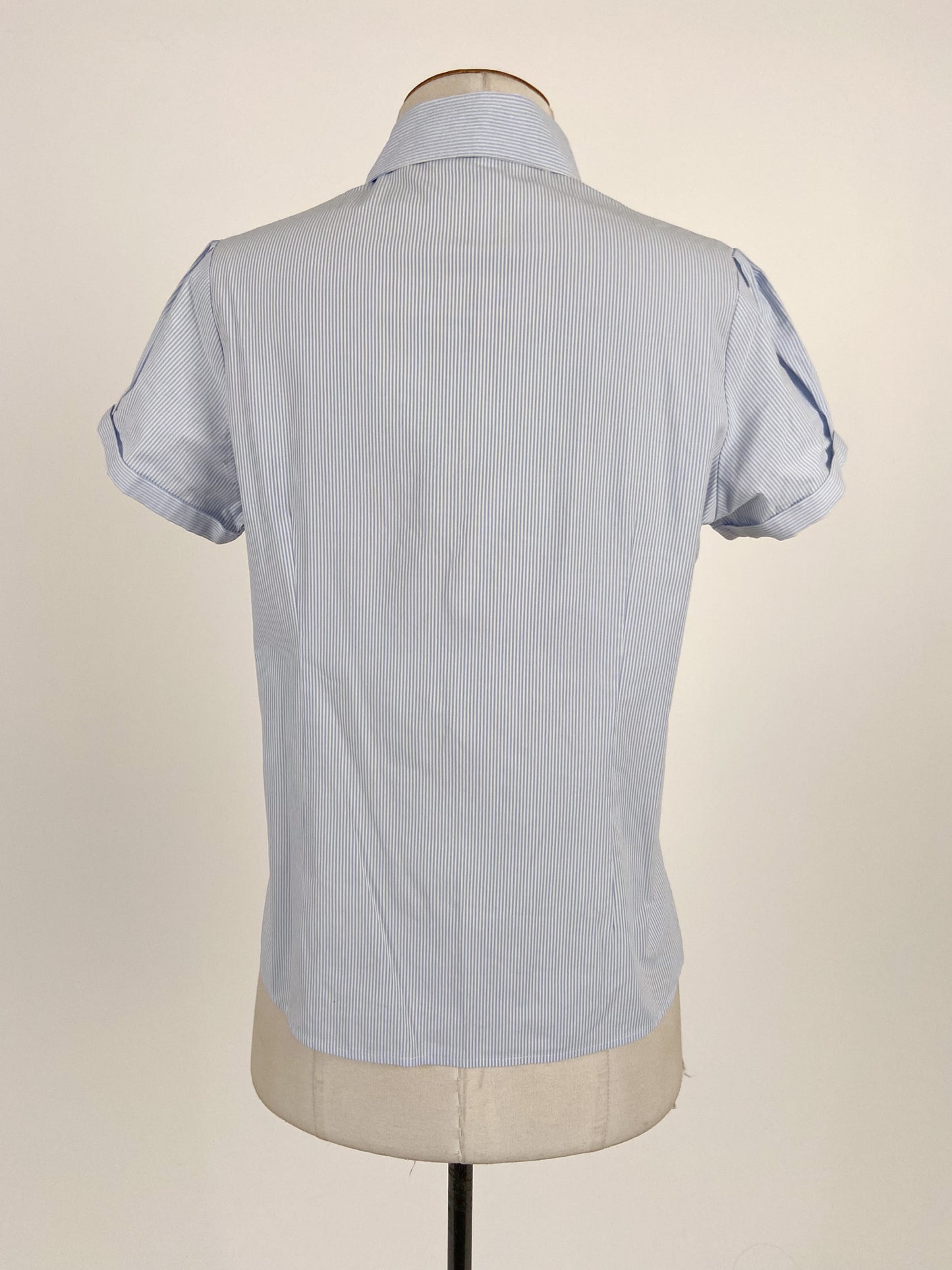 Biz Collection | Blue Workwear Top | Size 6