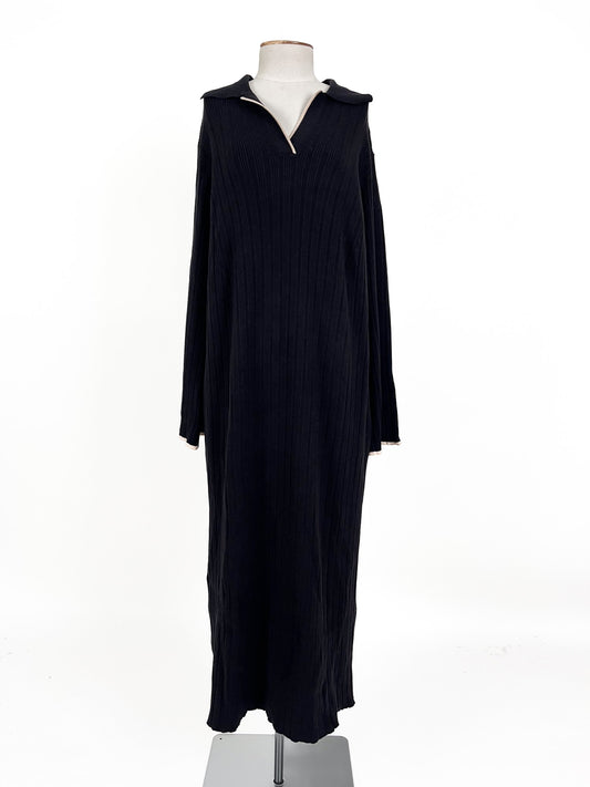 Elm | Black Casual Dress | Size M