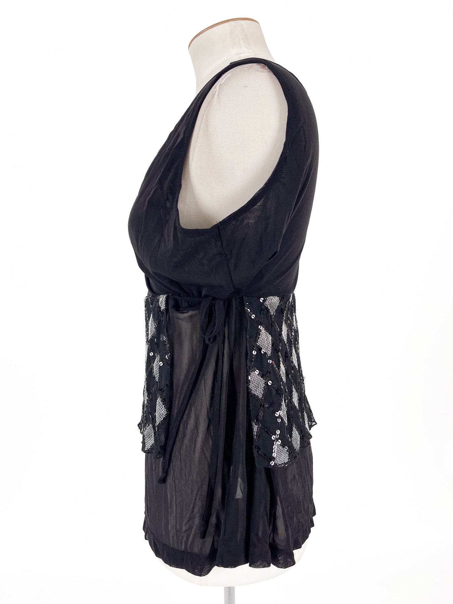 Salsa | Black Casual/Cocktail Top | Size 14