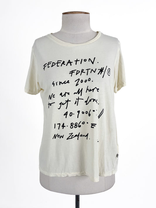 Federation | Beige Casual Top | Size XS