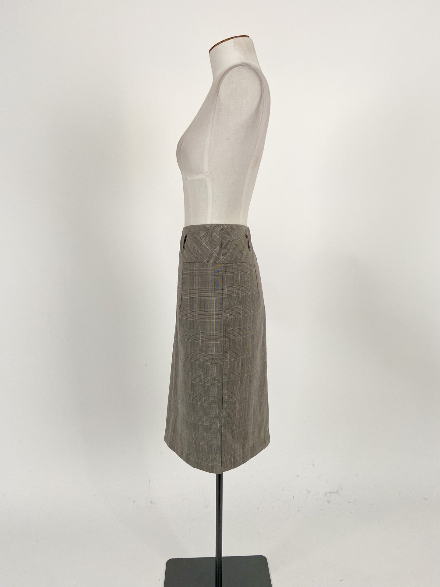 IMAGE | Grey Workwear Skirt | Size 8
