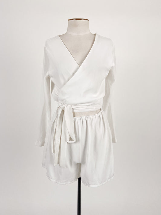 Ruby | White Casual/Cocktail Playsuit | Size 6