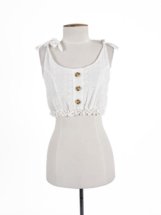 Unknown Brand | White Casual Top | Size S