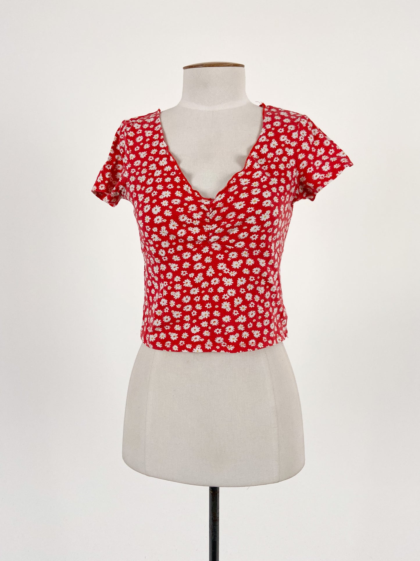 Dotti | Red Casual Top | Size S