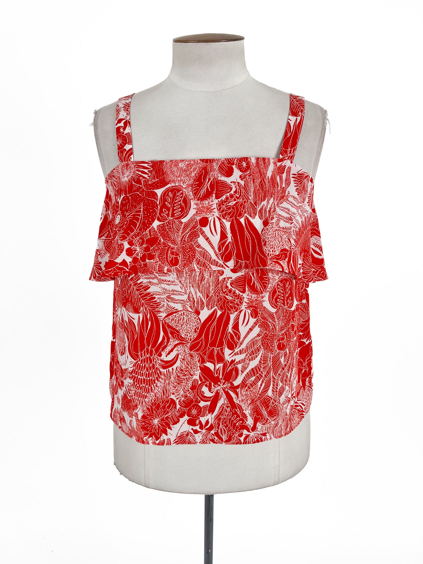 H&M | Red Casual Top | Size 10