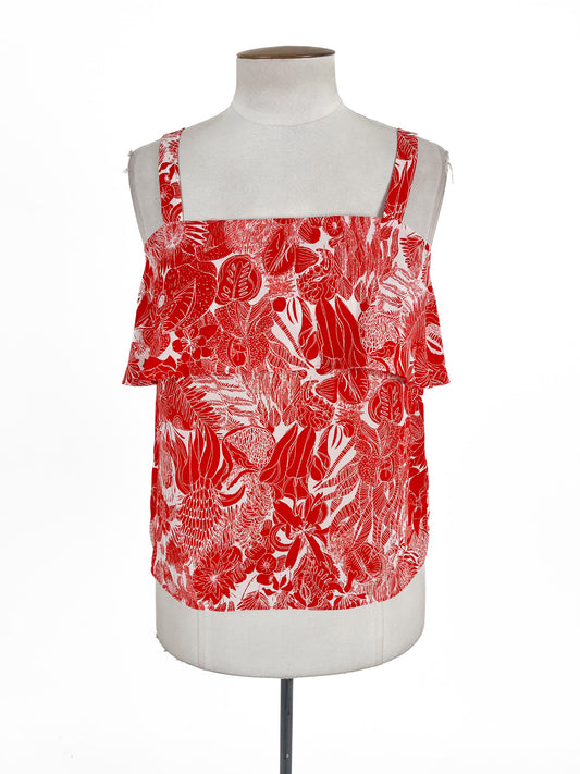 H&M | Red Casual Top | Size 10