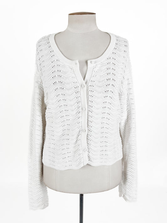 Ruby | White Casual Cardigan | Size 20