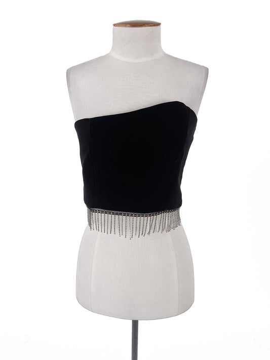 Zara | Black Cocktail Top | Size S