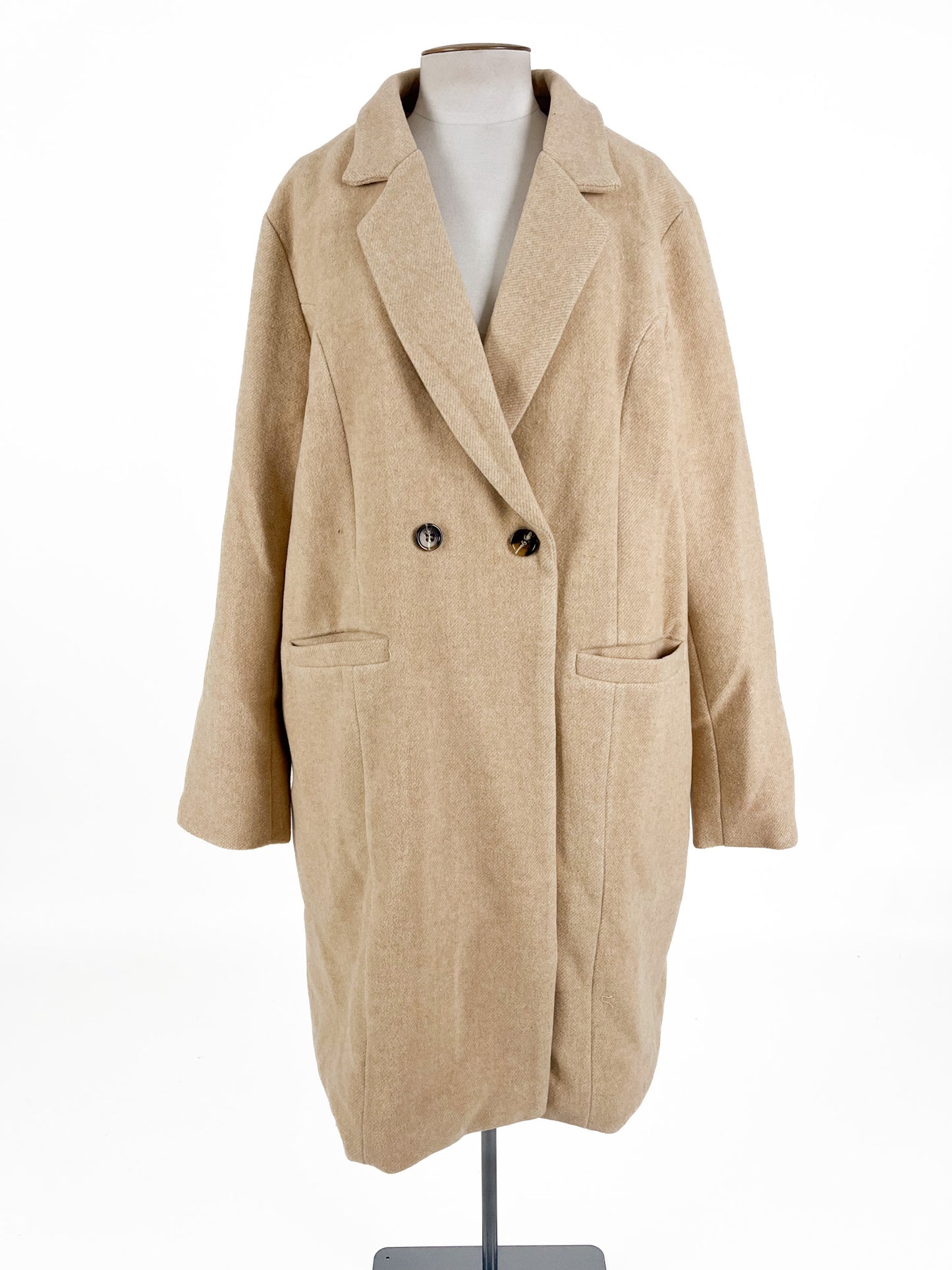 Ruby + Rain | Beige Casual Coat | Size M
