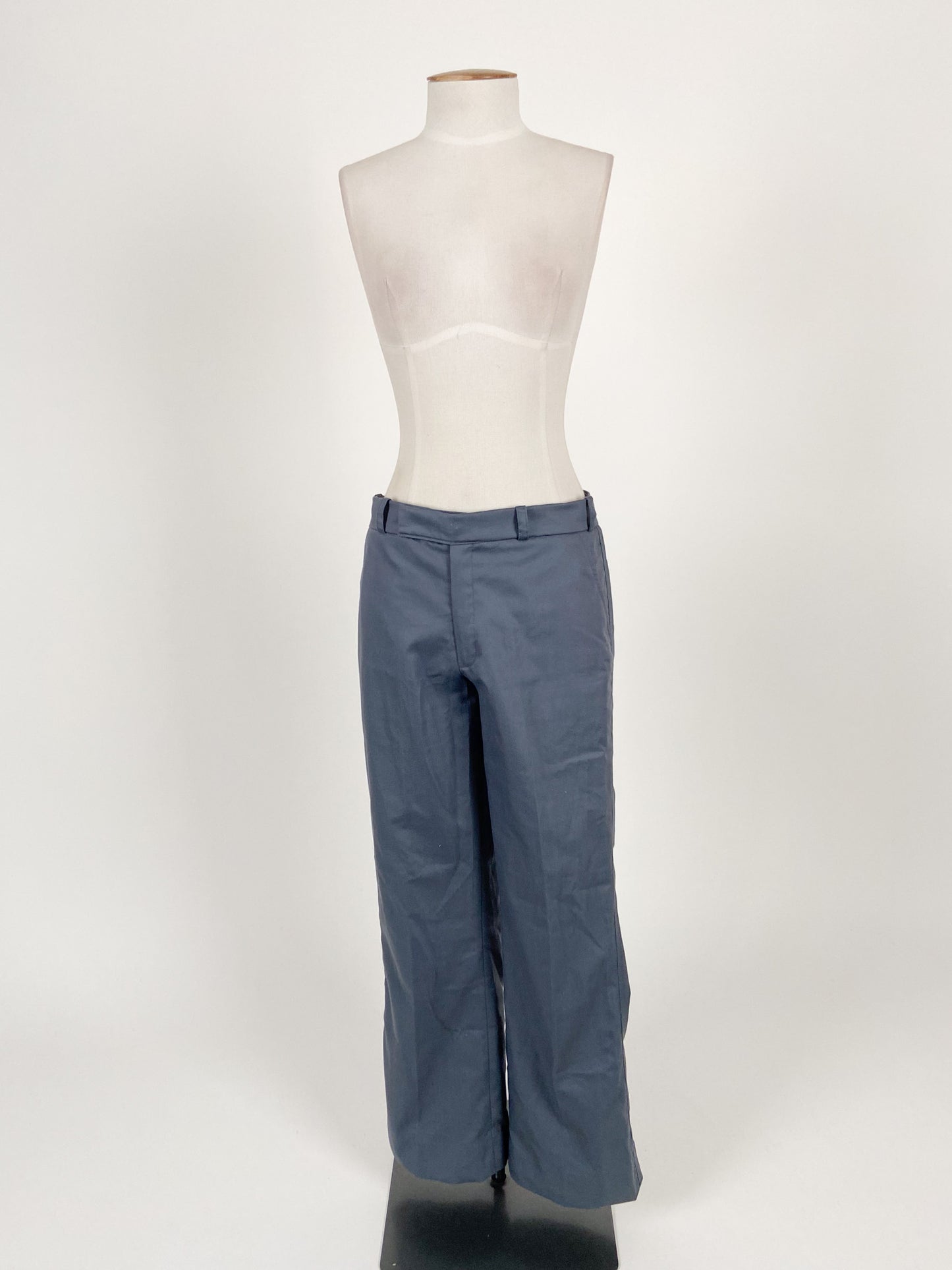 Unknown Brand | Grey Pleated Straight fit Pants | Size S