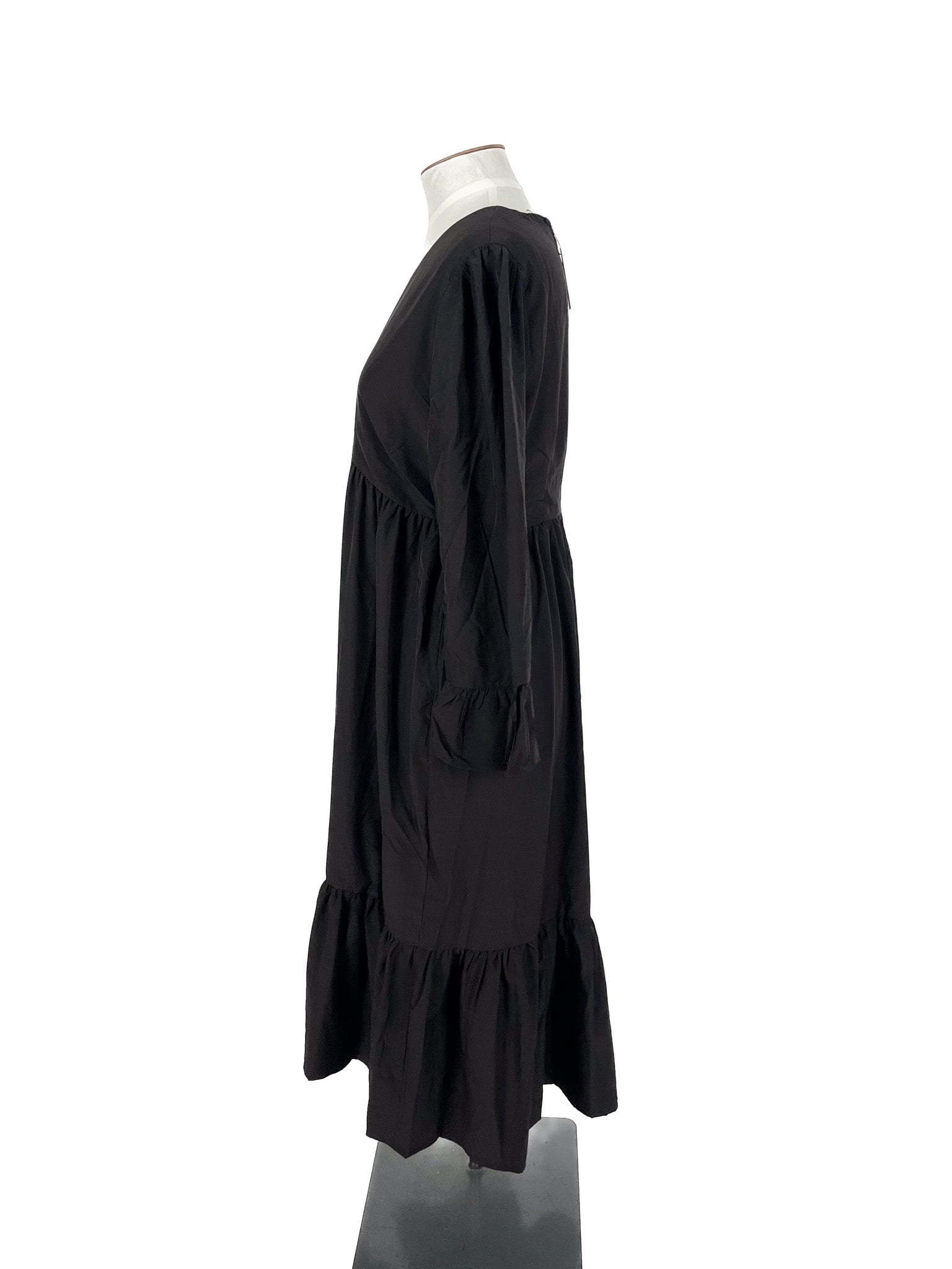 Atmos & Here - Black Midi Dress (Size 16)