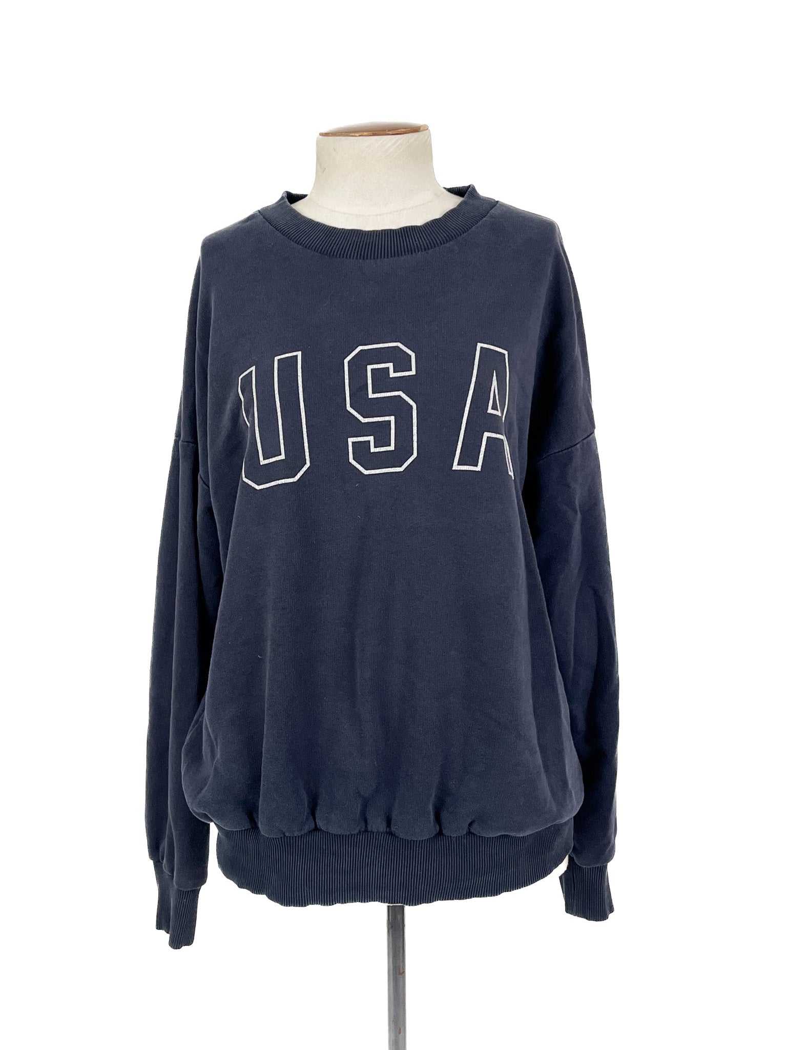 Anine Bing - Navy Sweatshirt (Size L)