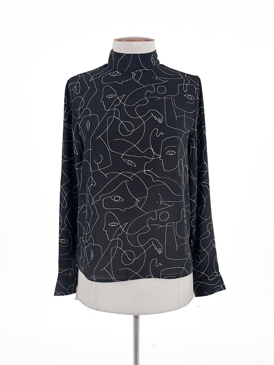 Monkl | Black Casual/Workwear Top | Size XXS