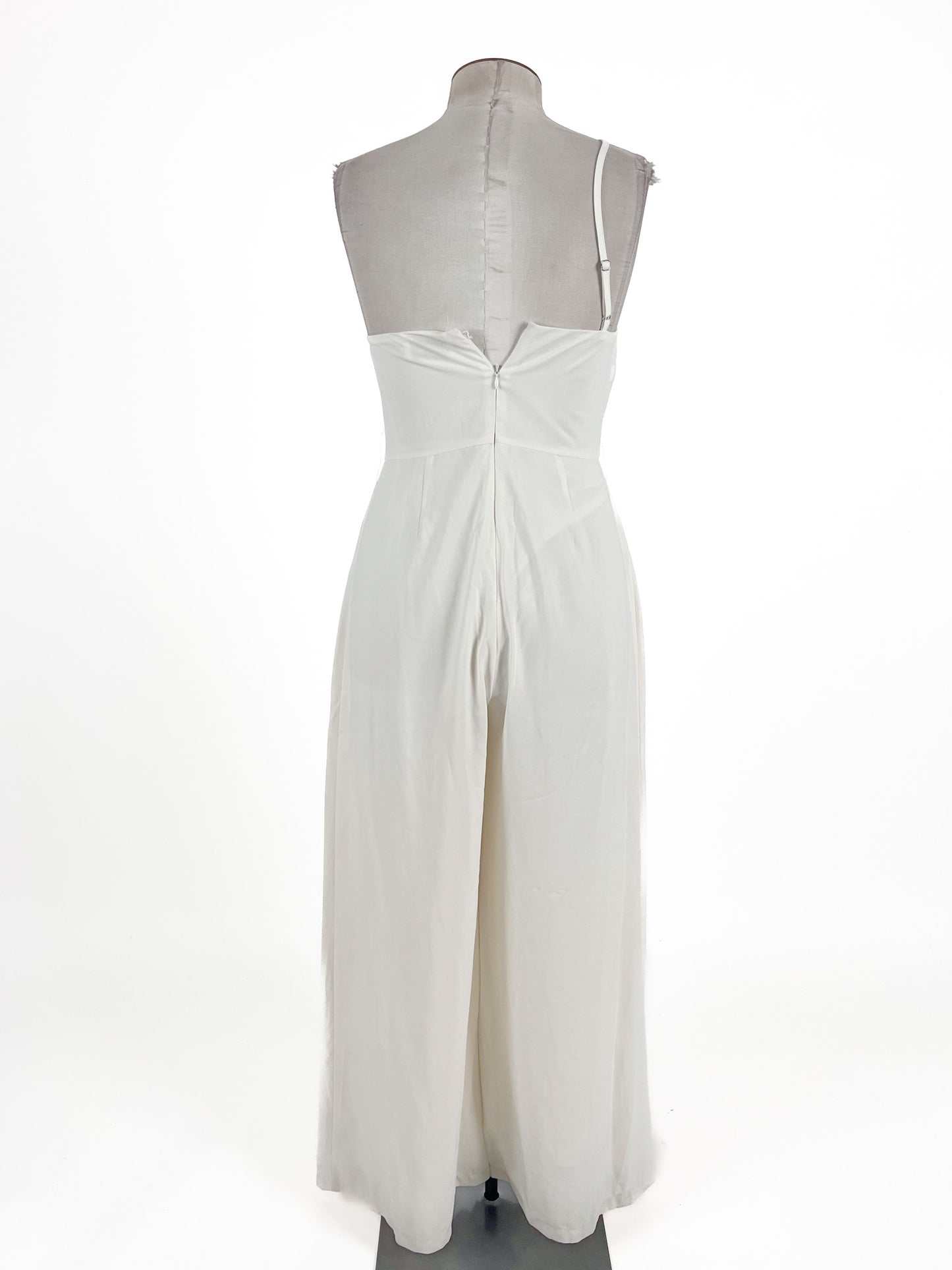Petal + Pup | White Cocktail Jumpsuit | Size 14