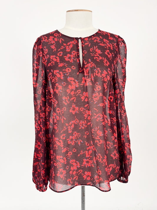 Mango | Red Workwear Top | Size S