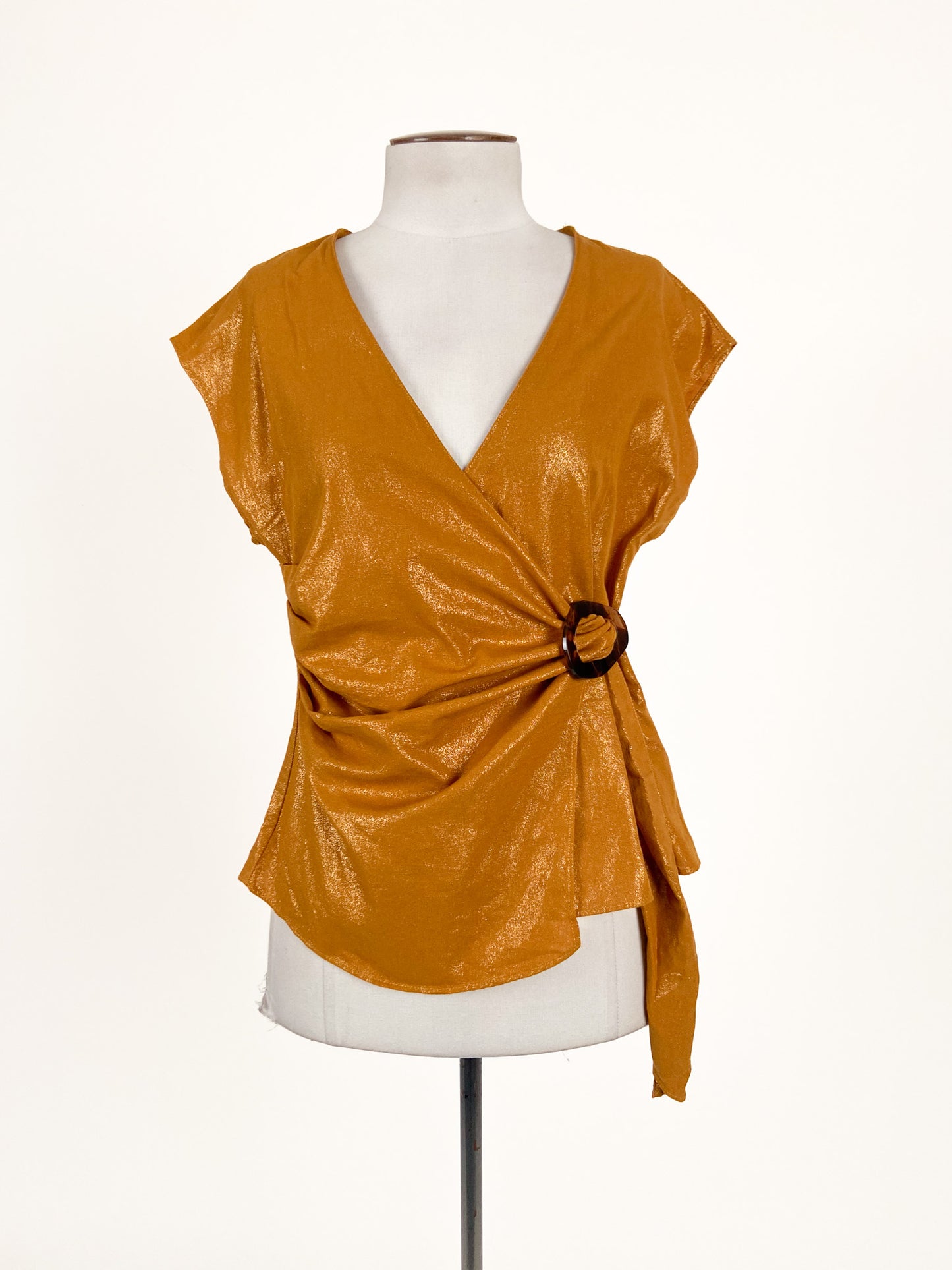 Zara | Yellow Cocktail/Workwear Top | Size S