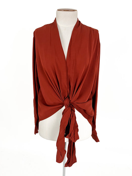 Zara | Orange Casual/Cocktail Top | Size XS