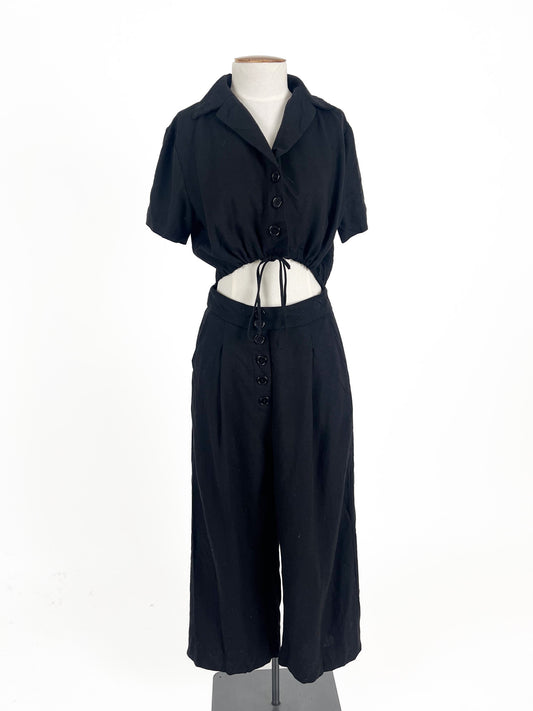 Whyte Valentine | Black Jumpsuit | Size 6