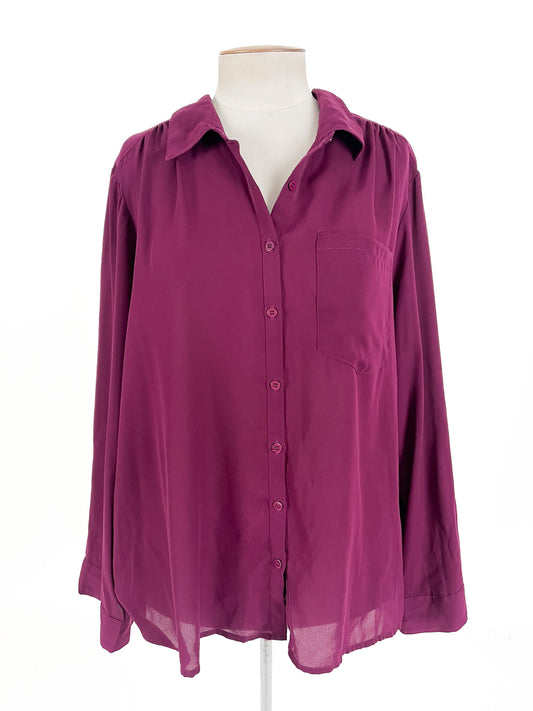Analytic | Purple Casual Top | Size 24