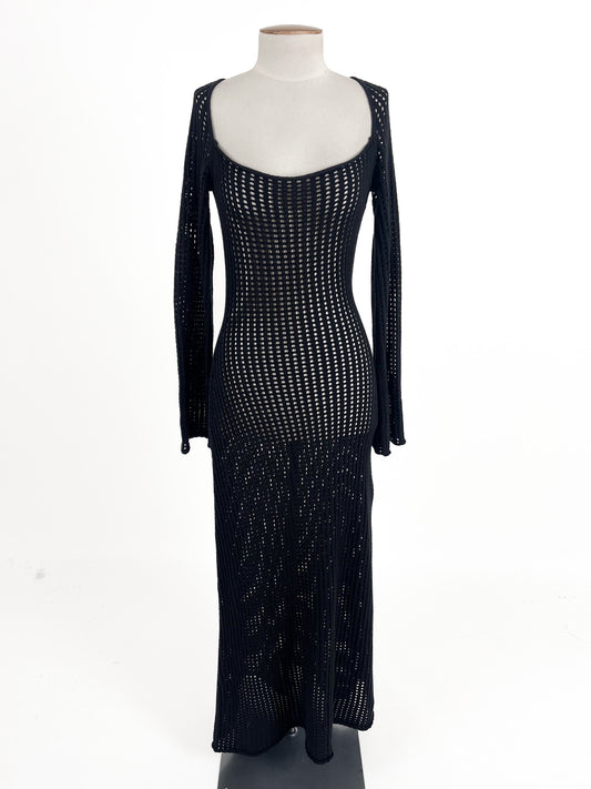 VRG GRL | Black Casual/Cocktail Dress | Size 8