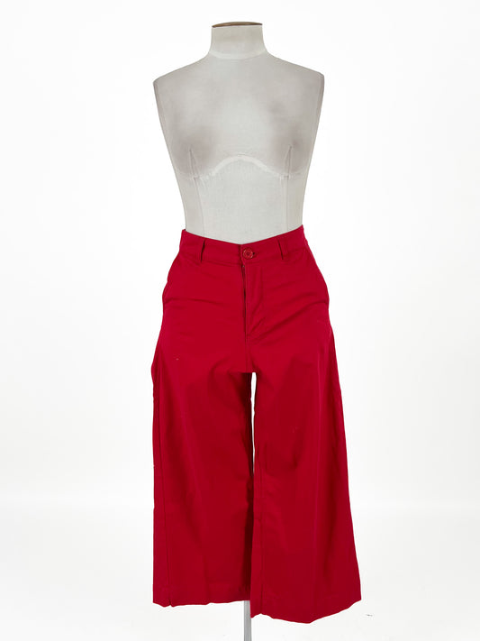 Princess Highway | Red Cropped Wide leg Pants | Size 10