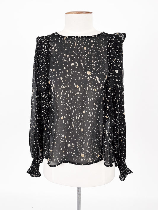 Seeking Lola | Black Workwear Top | Size 8