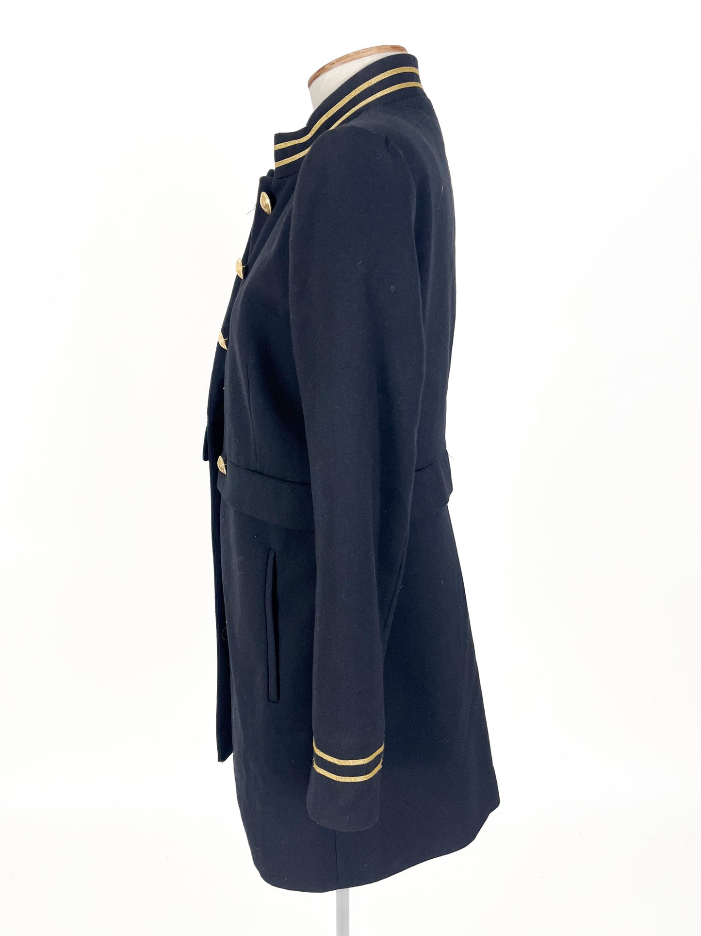 Zara | Navy Casual Coat | Size S