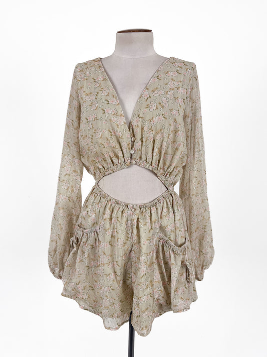 Sabo | Green Casual/Cocktail Playsuit | Size S