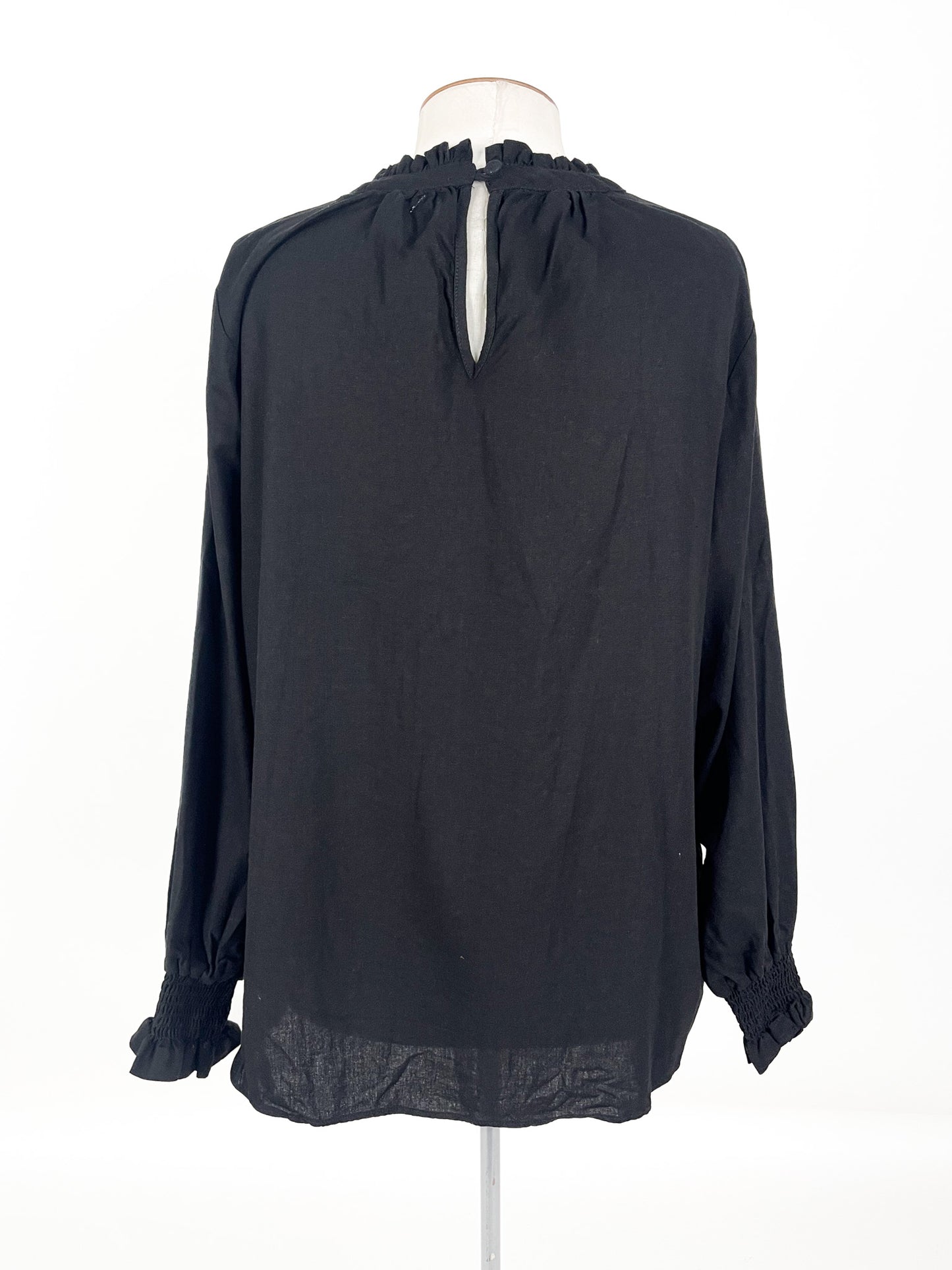 Ruby + Rain - Black Blouse (Size 18)