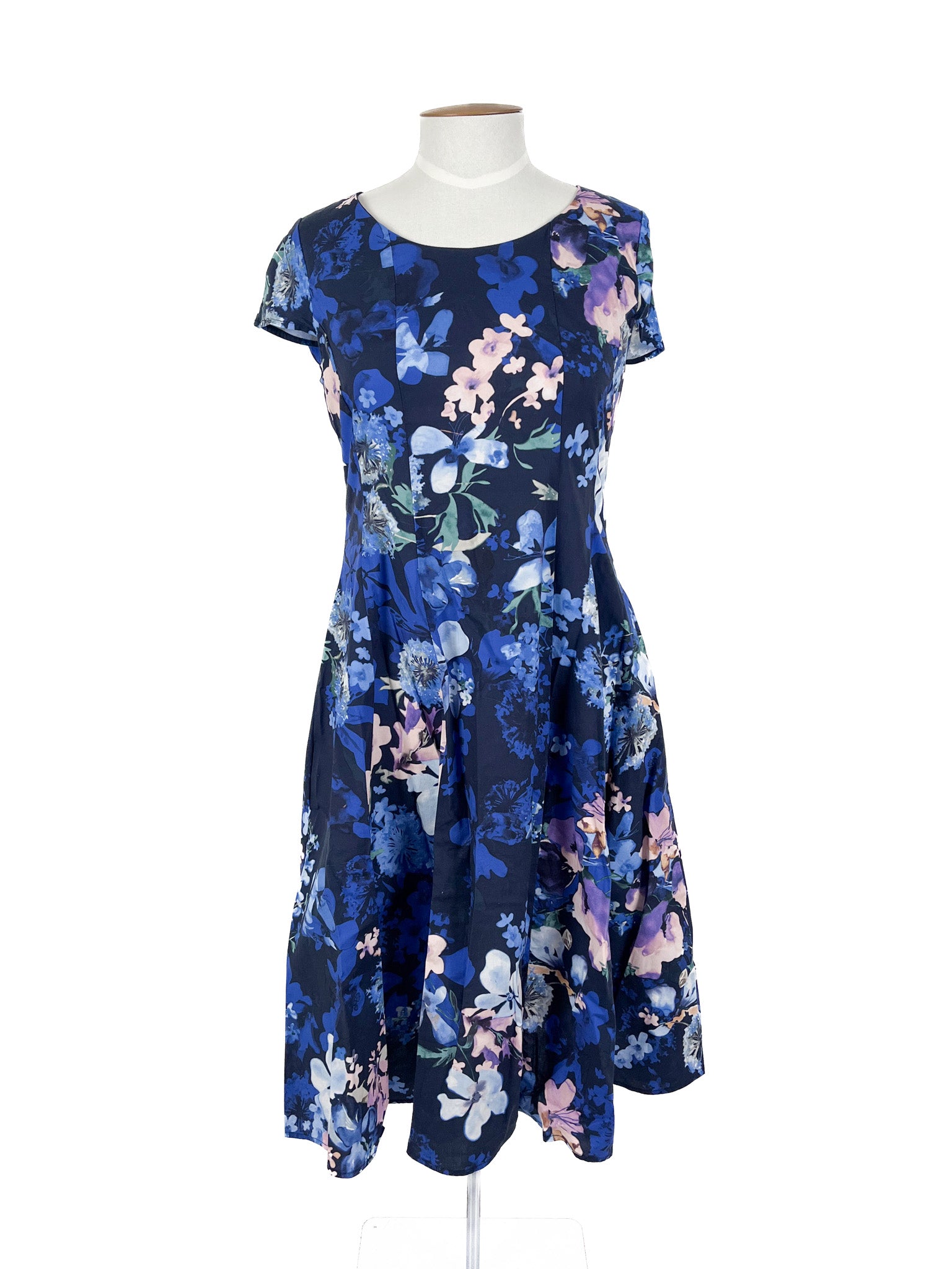 Mesmerise - Blue Midi Dress (Size 12)