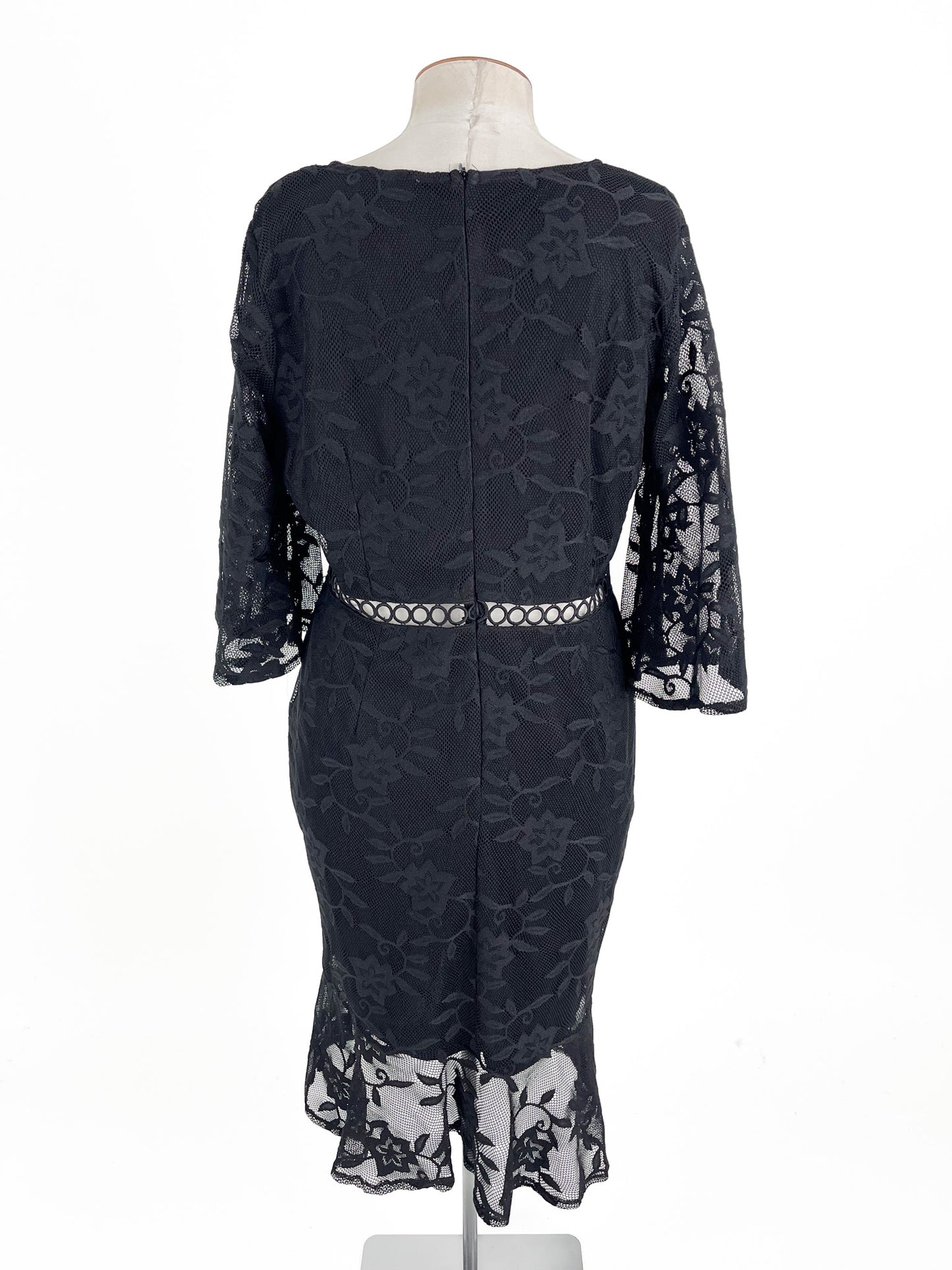Divine Avenue | Black Cocktail/Workwear Dress | Size 16