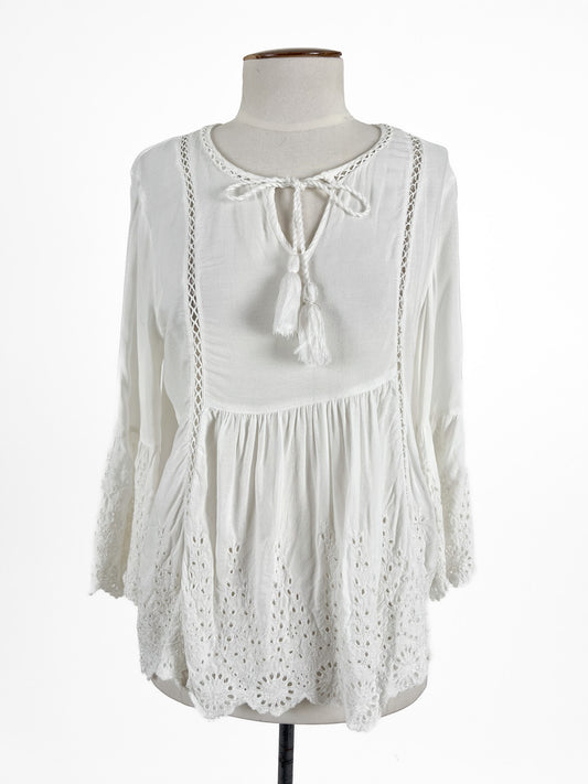 Dotti | White Casual Top | Size 10