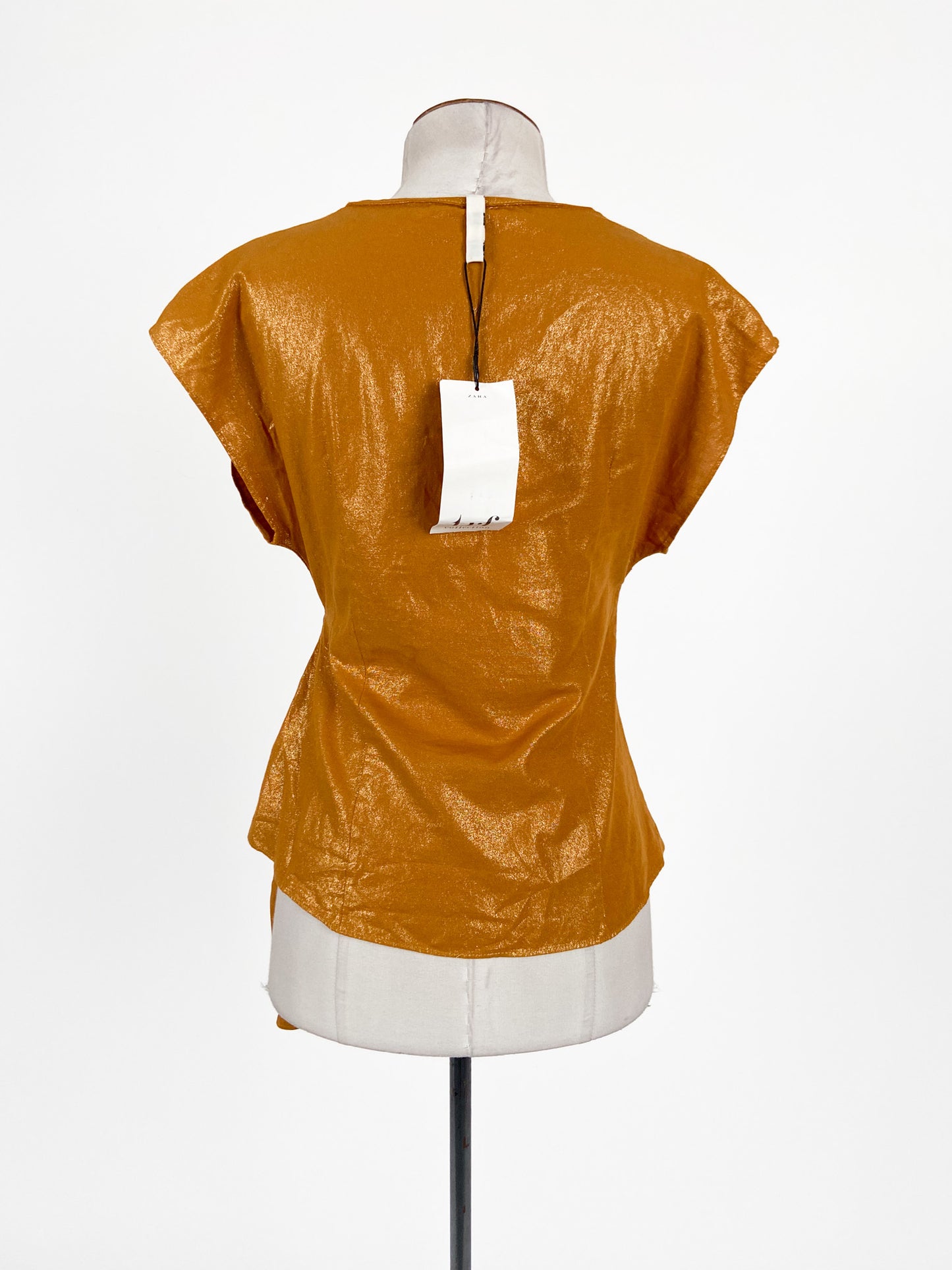Zara | Yellow Cocktail/Workwear Top | Size S