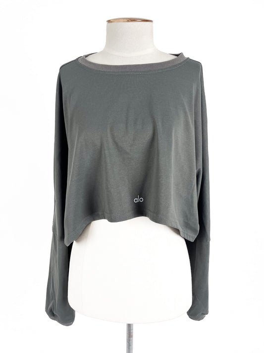 Alo | Green Casual Activewear Top | Size 10