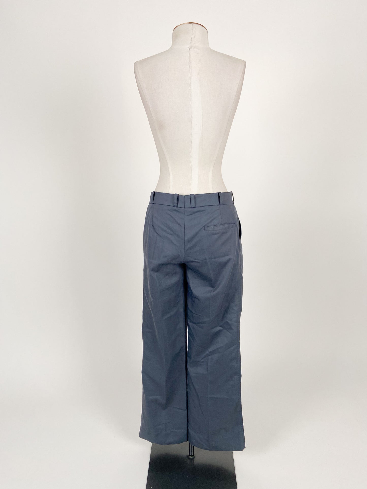Unknown Brand | Grey Pleated Straight fit Pants | Size S