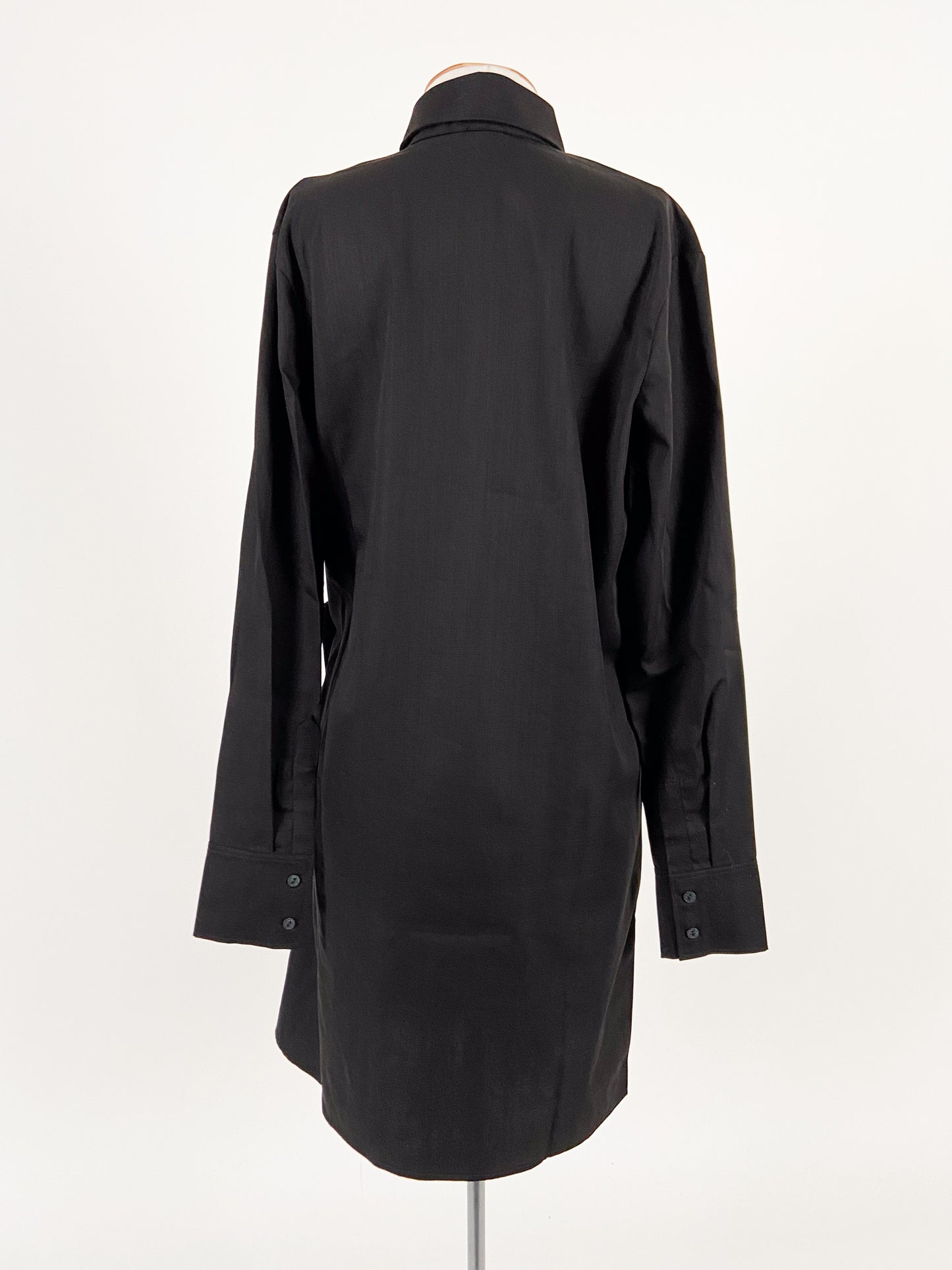 ReCreate Drift Shirt Dress Black | Size M