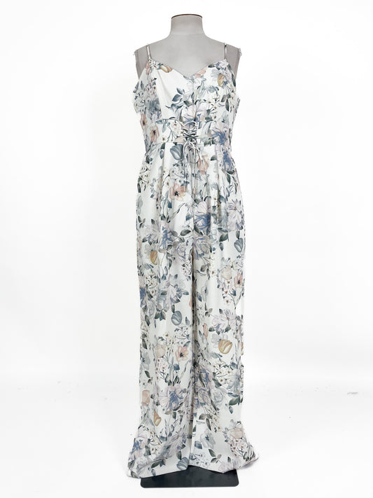 Forever New | White Casual Jumpsuit | Size 16