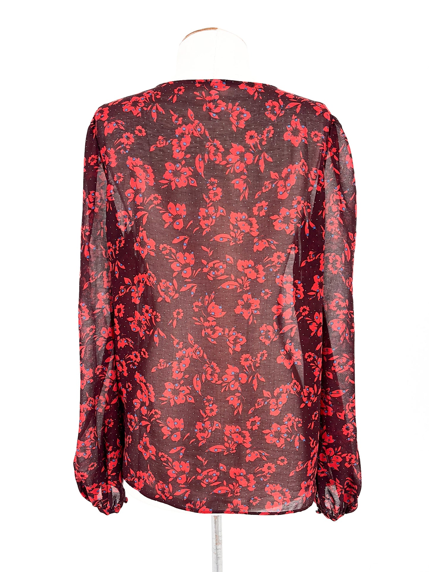 Mango | Red Workwear Top | Size S