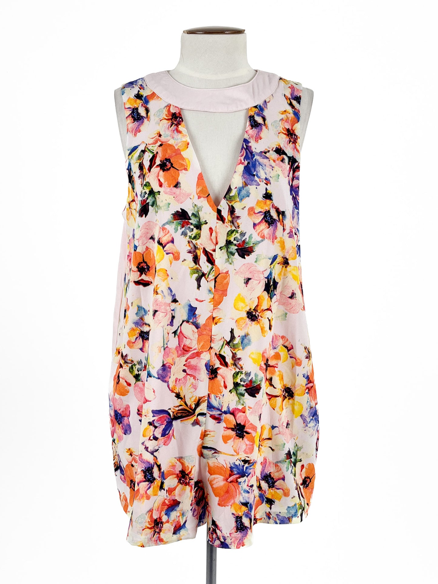 Paper Heart | Multicoloured Casual Playsuit | Size 8