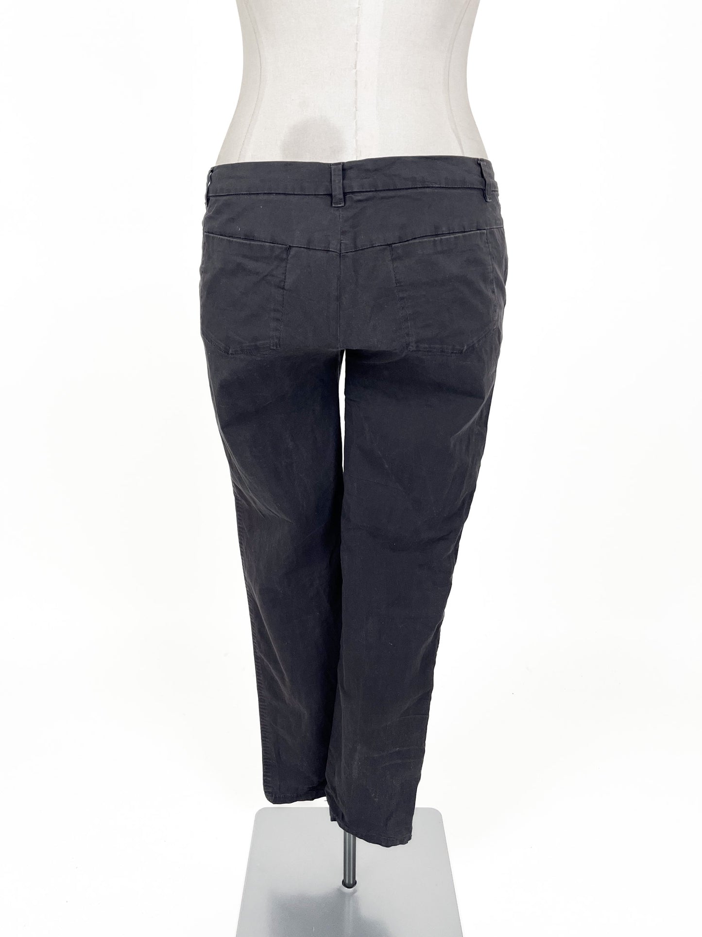 Country Road | Black Cropped Skinny Pants | Size 12
