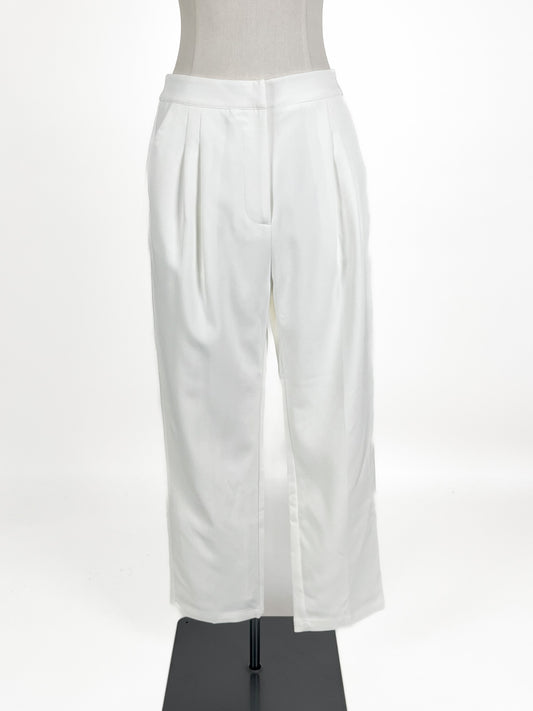 Lovet | White Wide leg Pants | Size M
