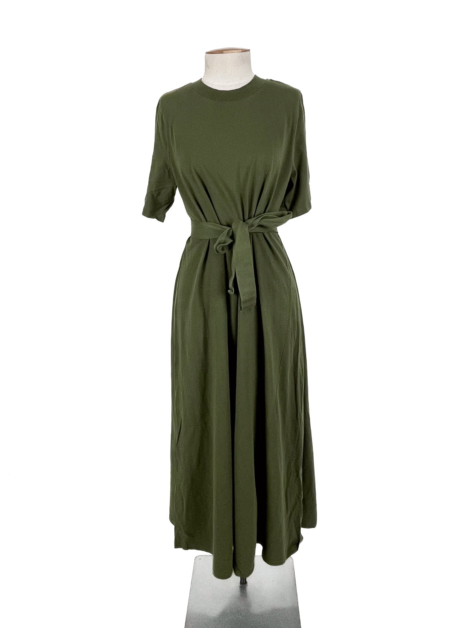 Kowtow - Green Midi Dress (Size S)