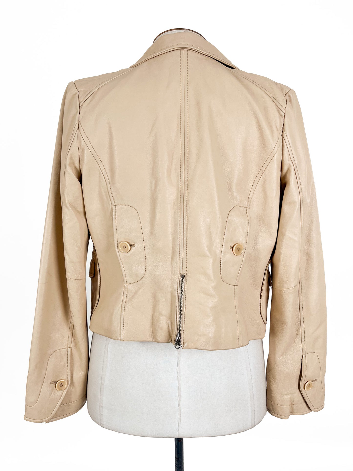 BCBG Max Azria | Beige Casual Jacket | Size M
