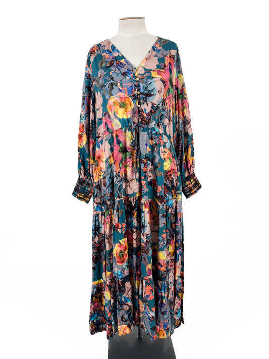 Fate + Becker | Multicoloured Workwear Dress | Size 18