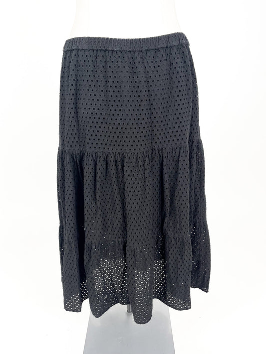 Seed Heritage - Black Midi Skirt (Size 16)