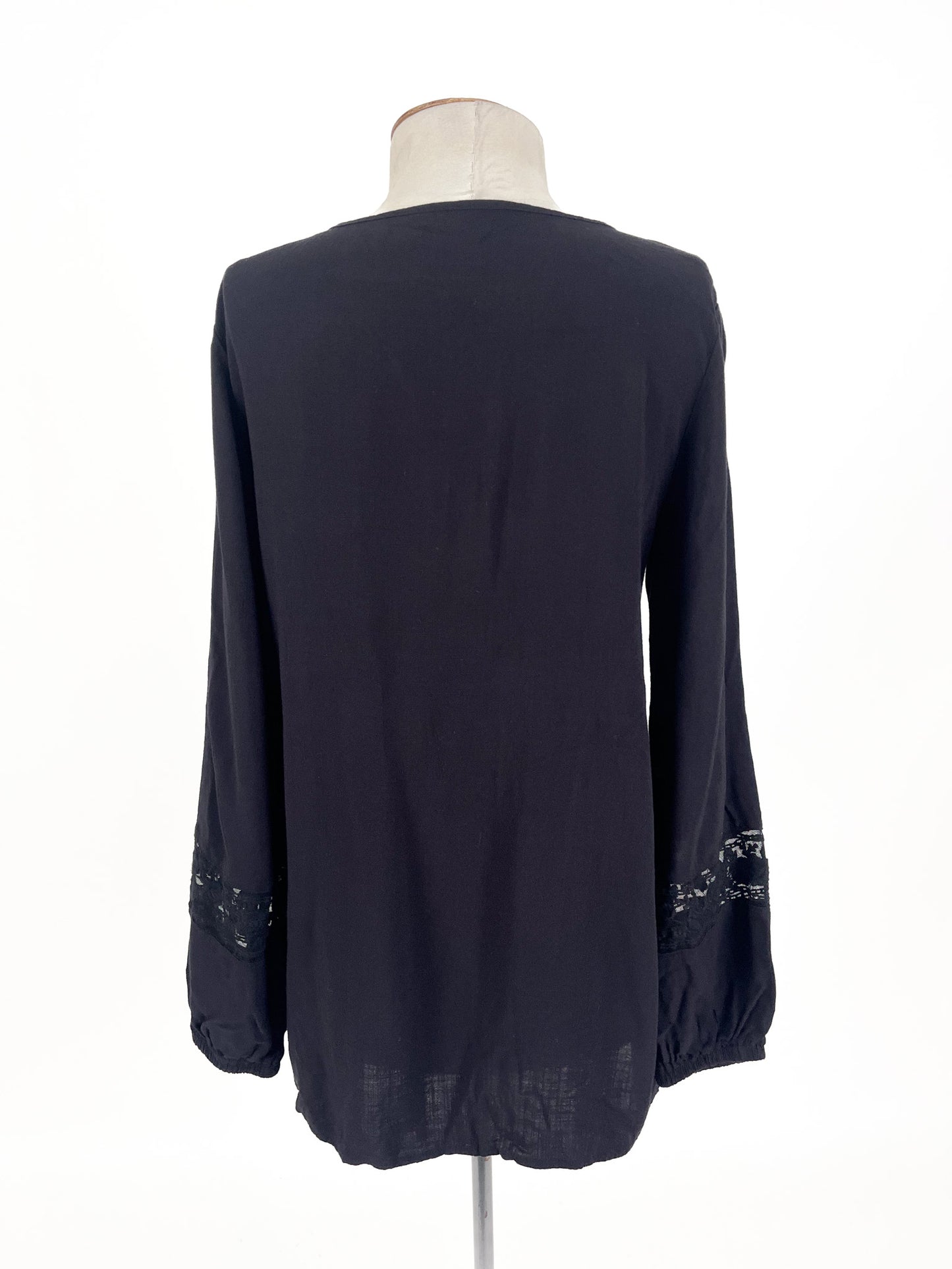 Dotti - Black Blouse (Size 8)