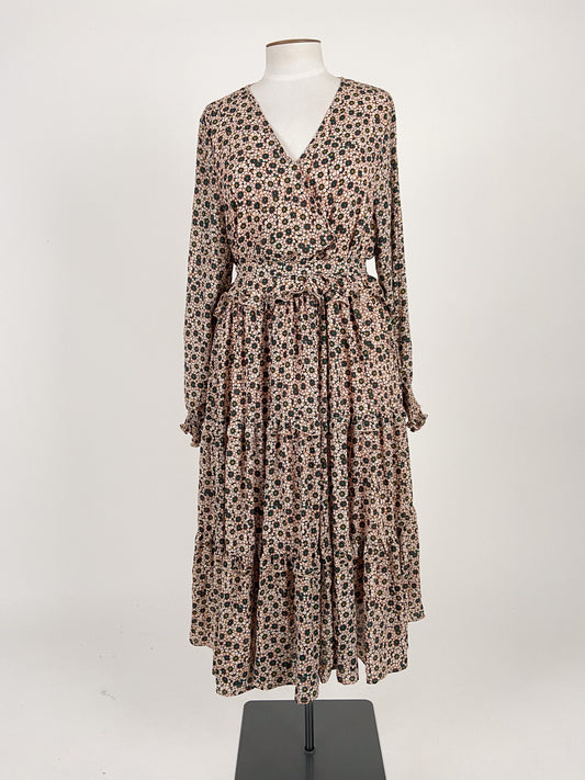 Friday Flamingo | Multicoloured Casual/Workwear Dress | Size 20