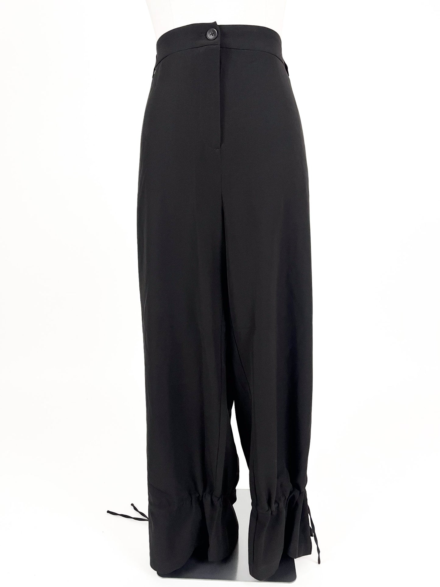 Pieces | Black Straight fit Pants | Size 26