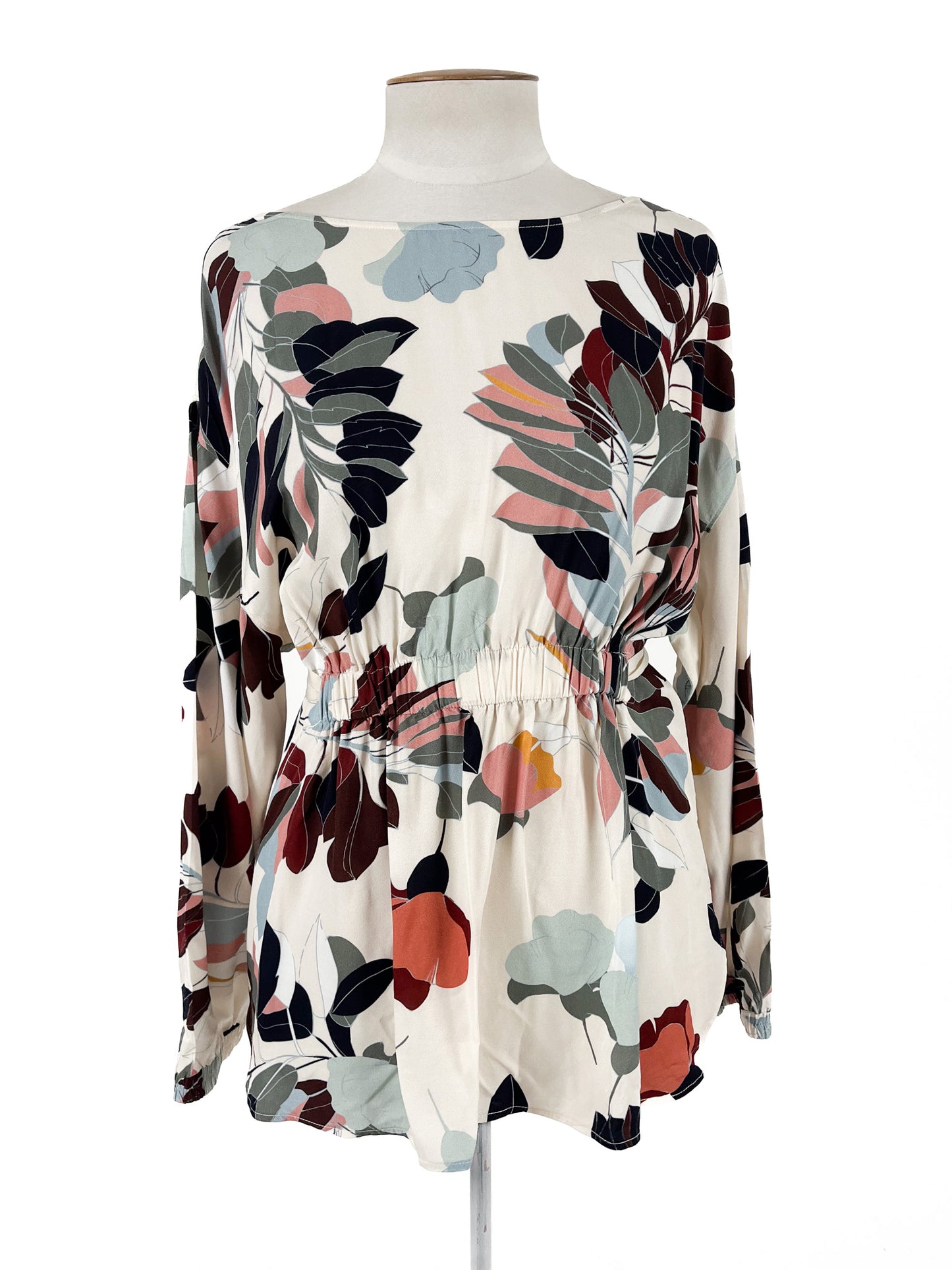 Country Road | Multicoloured Workwear Top | Size 14